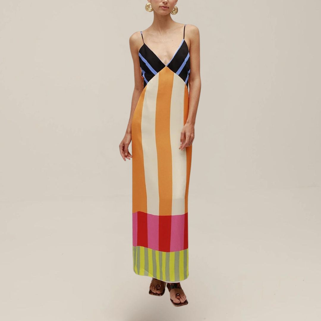 Levoire | Robe D'Été Pour Femmes Décolleté en V