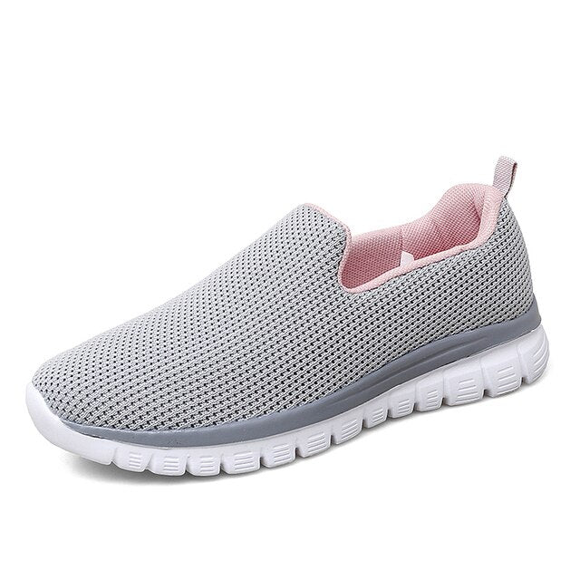 Levoire | Baskets Tendance Sans Lacets Pour Femmes Gris