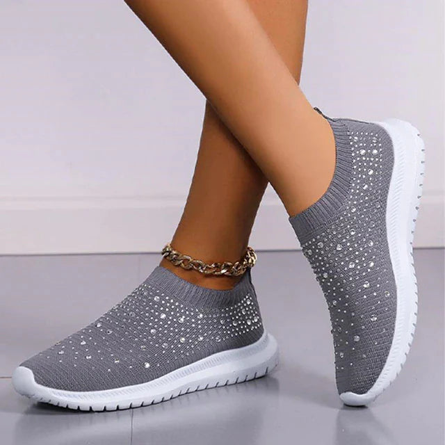 Levoire | Chaussures Femmes Sans Renforts Et Semelle Amortissante Gris