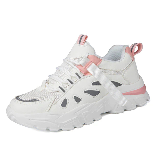 Levoire | Modernes Chaussures Femmes Avec Lacets Et Semelle Souple Rosa