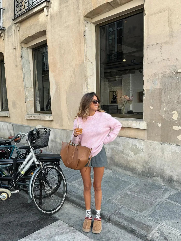 Levoire | Pull À Manches Longues Cozy Embrace En Tricot Doux