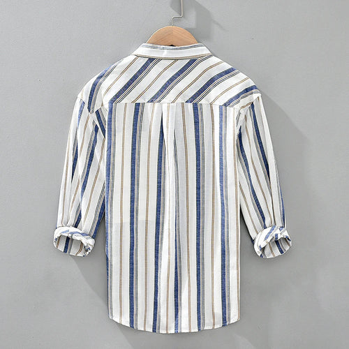 Levoire | Chemise Casual Rayee Intemporelle Hommes