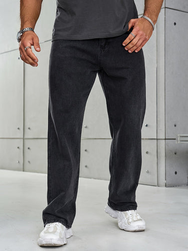 Levoire | Stretch Jambe Droite Jean Décontracté Jean Baggy