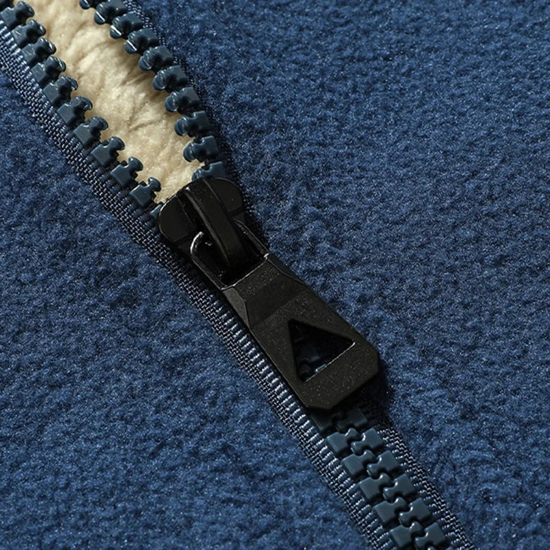 Levoire | Veste En Fleece À Fermeture Éclair Continue Chaude Veste De Sport Pour Hommes