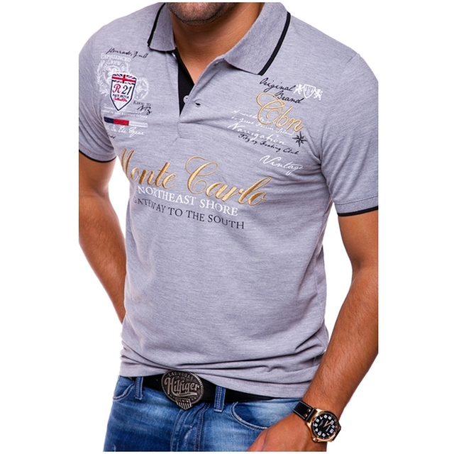Levoire | Polo Élégant Pour Hommes gris