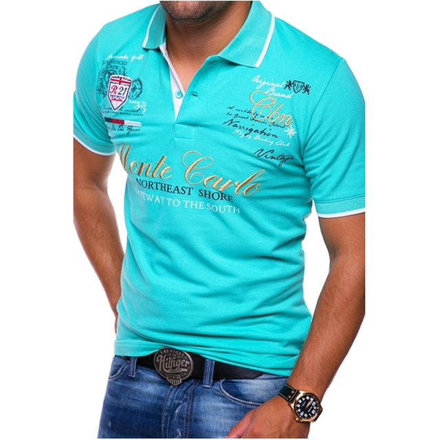 Levoire | Polo Élégant Pour Hommes bleu ciel