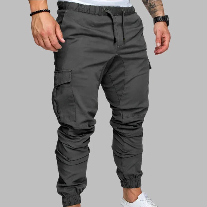 Levoire | Pantalon De Jogging Pour Hommes Avec Poches Gris
