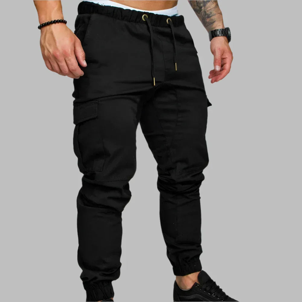 Levoire | Pantalon De Jogging Pour Hommes Avec Poches Noir
