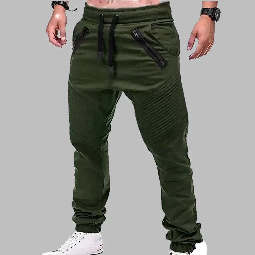 Levoire | Pantalon De Jogging Pour Hommes Avec Poches Vert olive