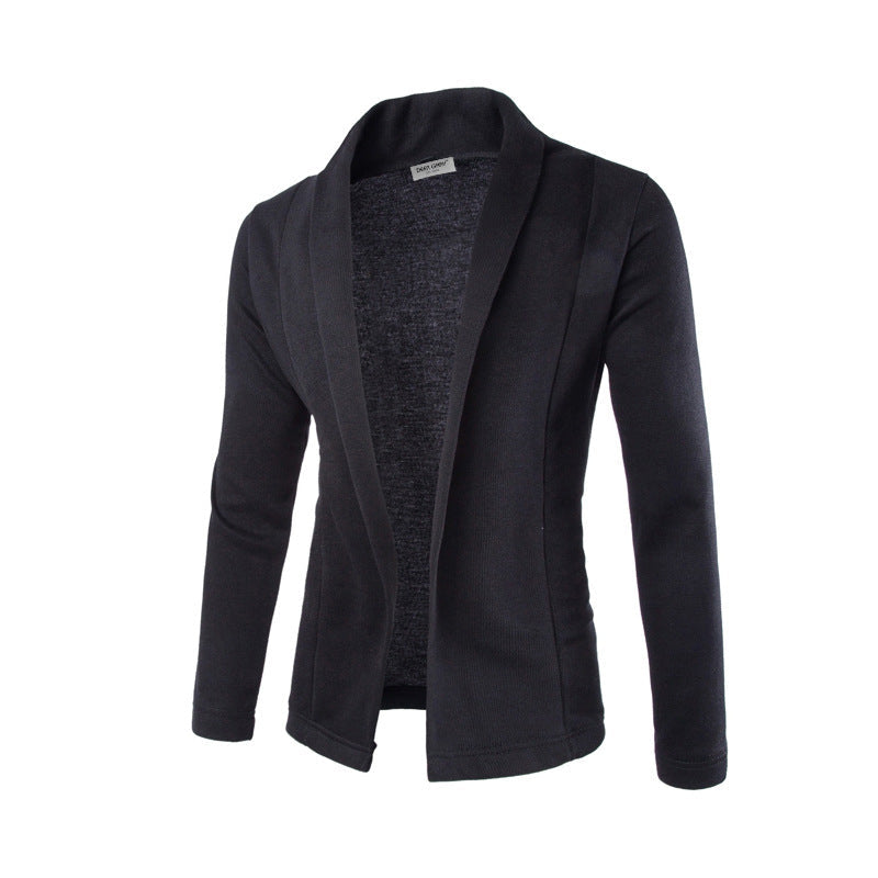 Levoire | Devant Libre Stretch Décontracté Slim Fit Blazer Noir