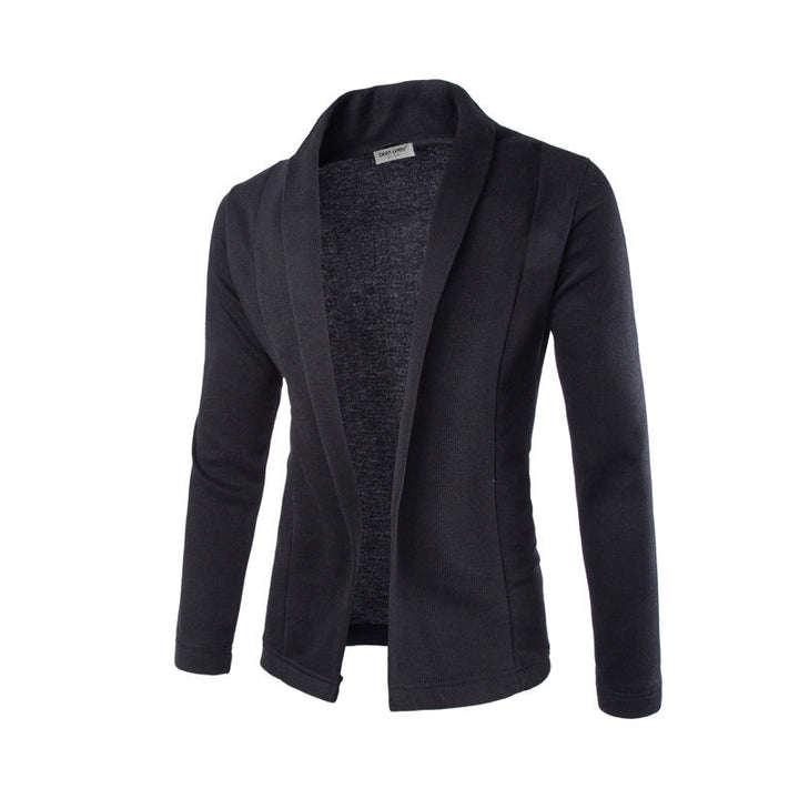 Levoire | Devant Libre Stretch Décontracté Slim Fit Blazer Noir