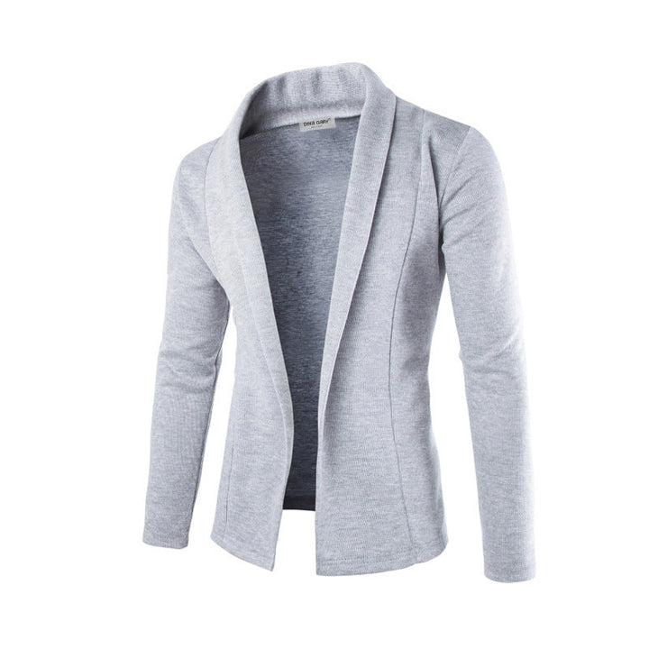 Levoire | Devant Libre Stretch Décontracté Slim Fit Blazer Gris
