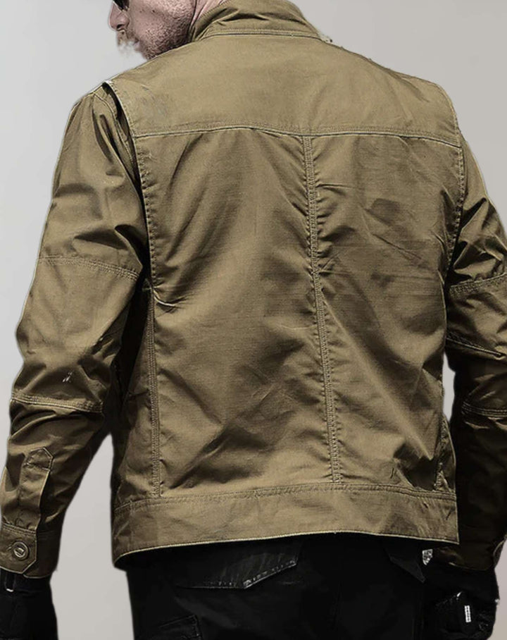 Levoire | Veste D'Été Verte Légère Avec Zip