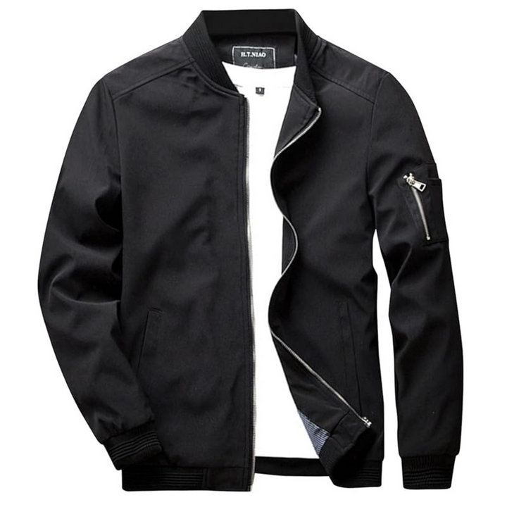 Levoire | Zip Lightweight Lightweight Summer Jacket Noir