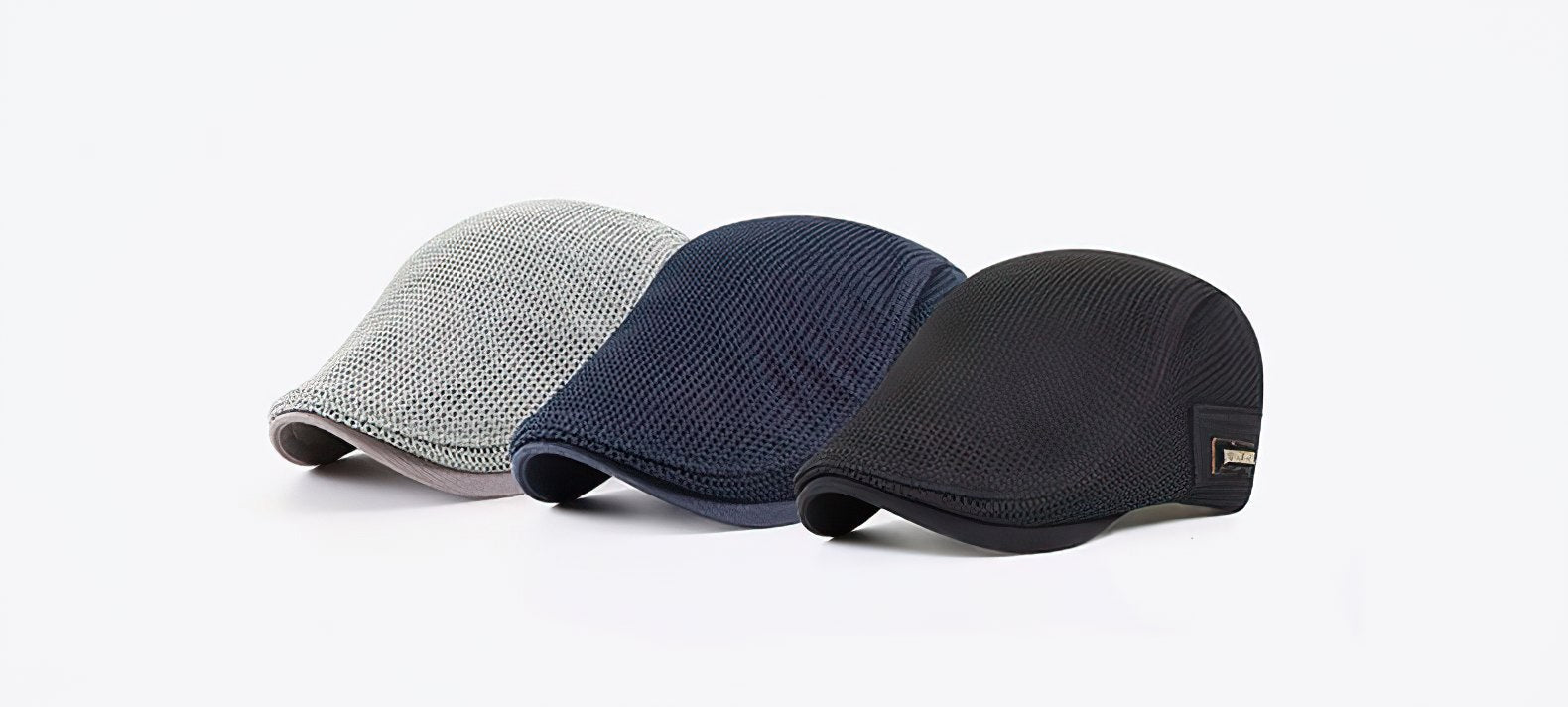 Levoire | Casquettes Plates En Maille Pour Hommes
