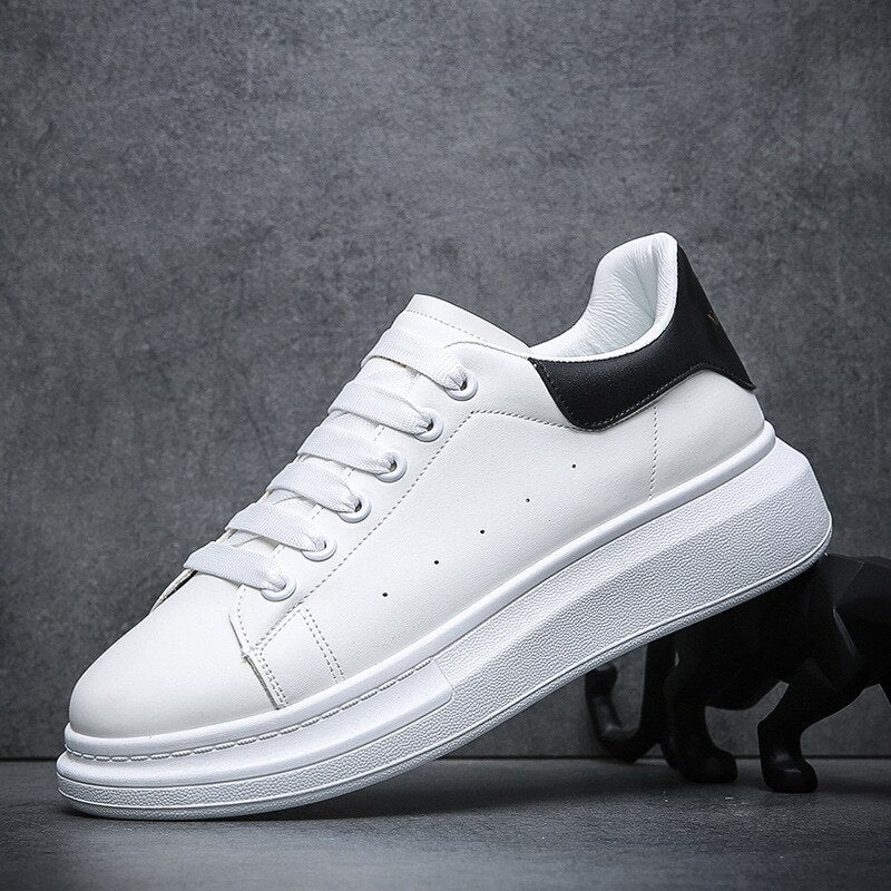 Levoire | Lacets Baskets Quotidien Sneakers Blanches Blanc Noir