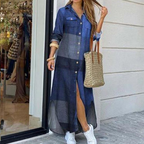 Levoire | Robe En Look Denim Pour Femmes