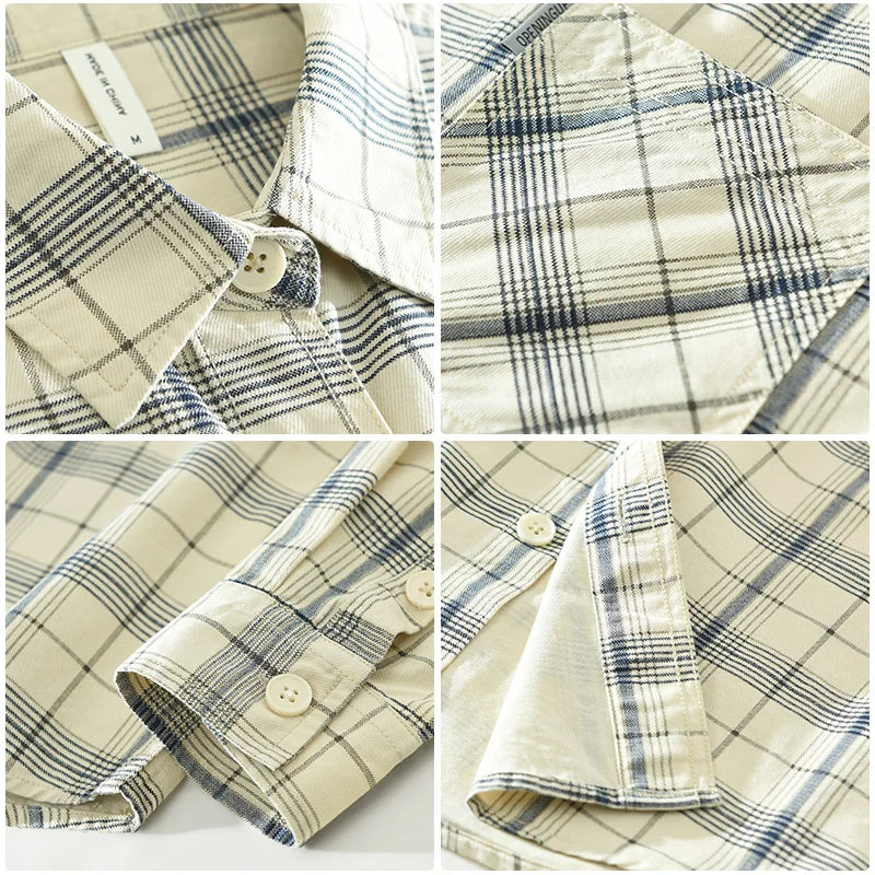 Levoire | Chemise À Carreaux Decontracte Hommes