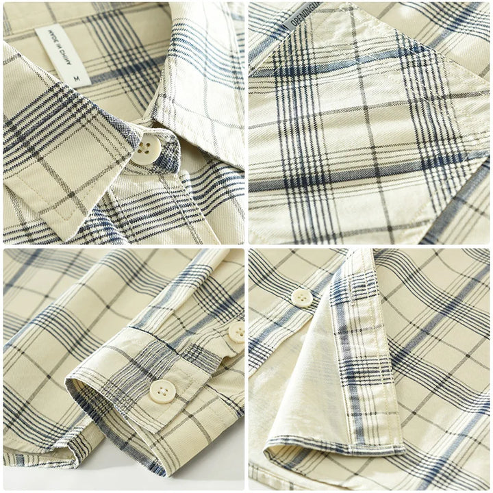 Levoire | Chemise À Carreaux Decontracte Hommes