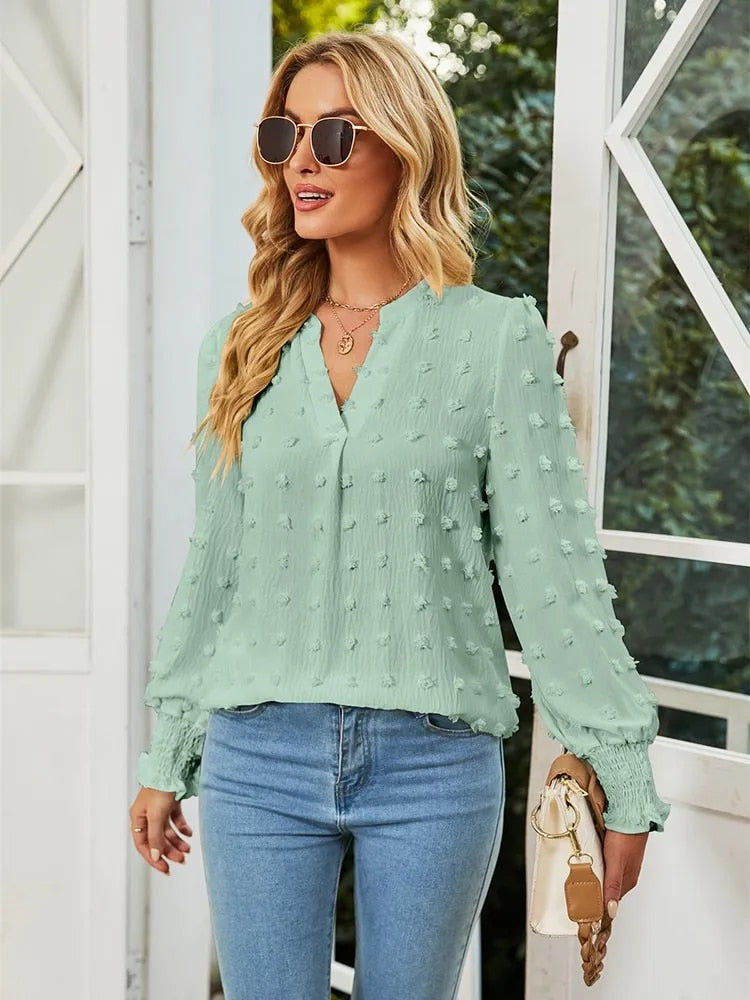 Levoire | Blouse Femme Avec Décolleté Et Chic