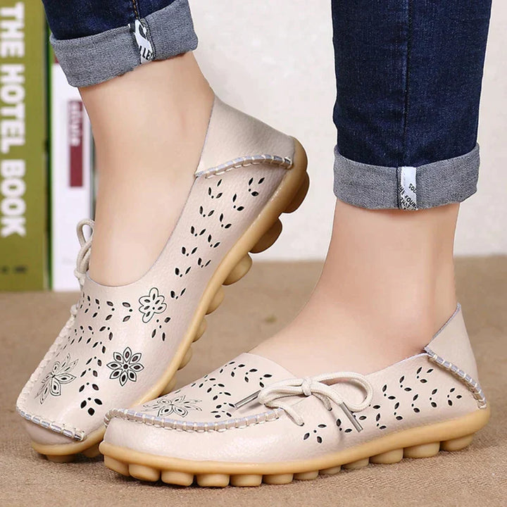 Levoire | Chaussures De Ballet À Enfiler Beige