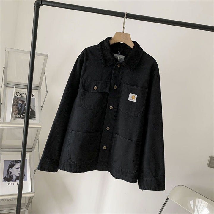 Levoire | Veste Pour Femmes Avec Patte De Boutonnage Décontractée Noir