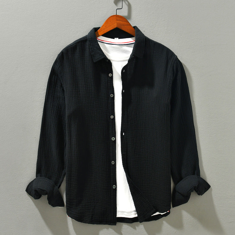 Levoire | Homme Chemise Douce & Confortable Noir