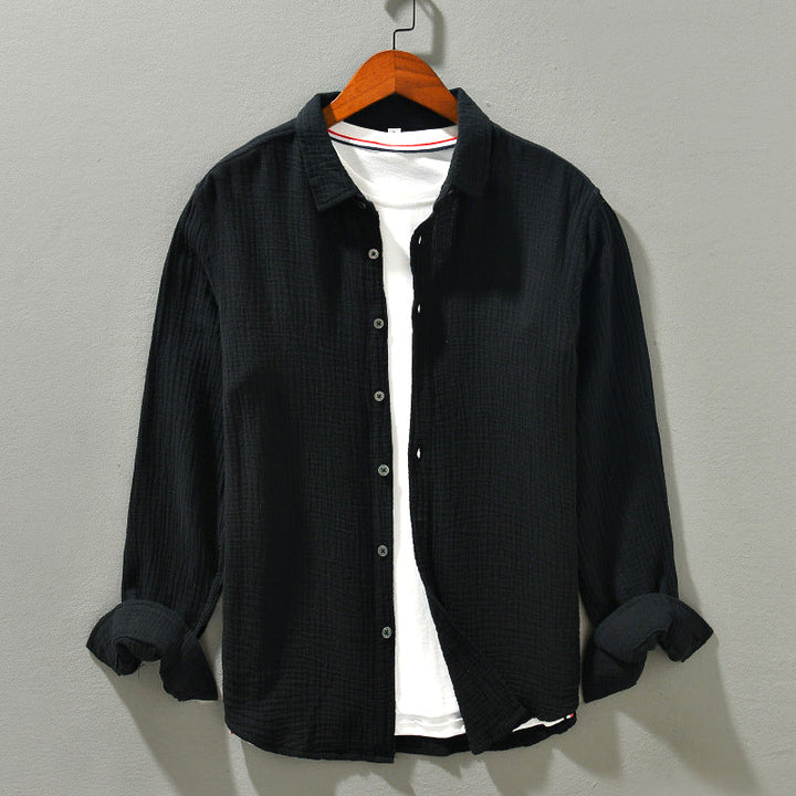 Levoire | Homme Chemise Douce & Confortable Noir