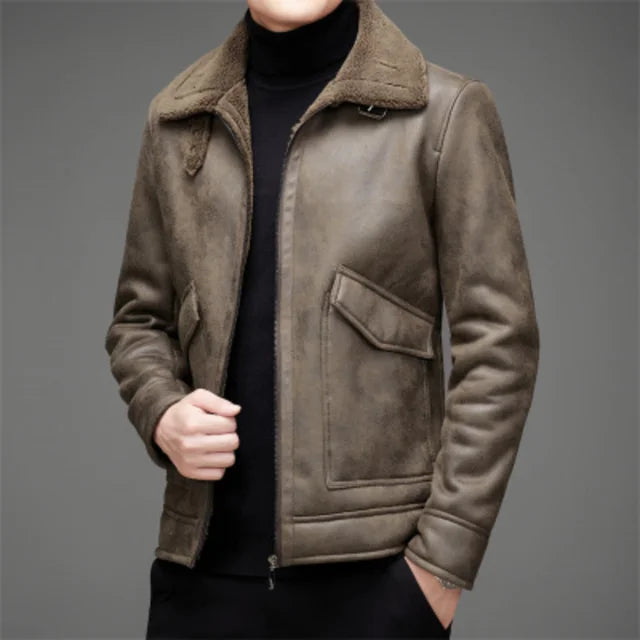 Levoire | Veste Confortable Pour Hommes Braun