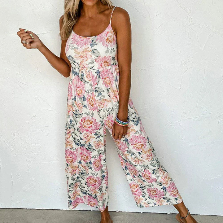Levoire | Combinaison À Motif Floral Avec Couleurs Rosa