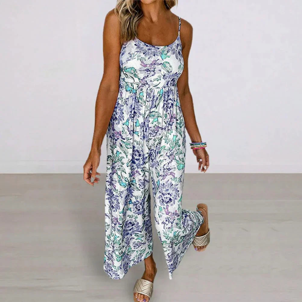 Levoire | Combinaison À Motif Floral Avec Couleurs Lilas