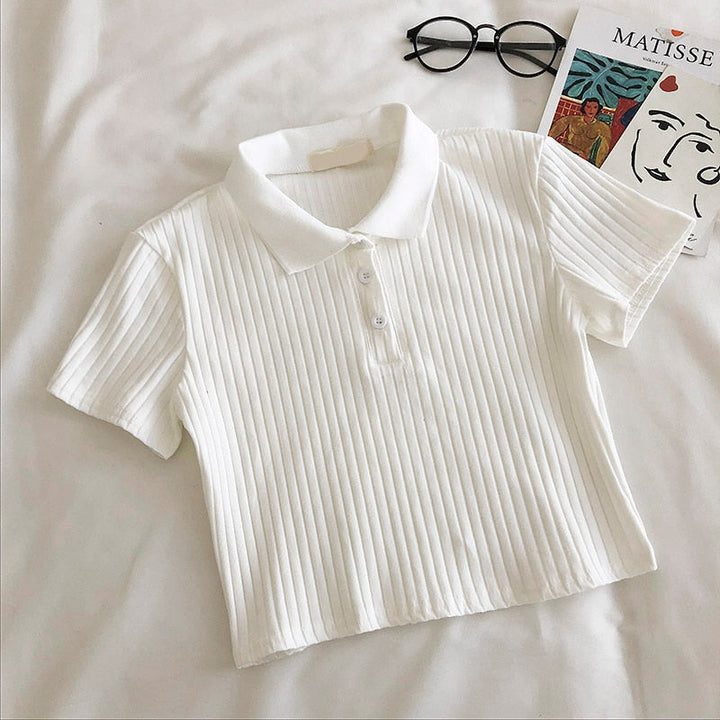 Levoire | Crop Top - Un Crop Top Frais Et Estival Blanc