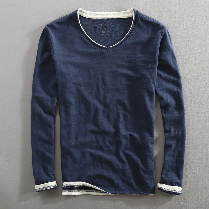 Levoire | Chemise Élégante Pour Hommes Bleue