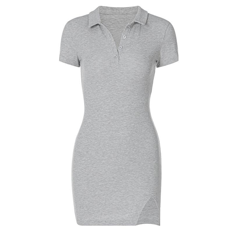 Levoire | Robe Décontractée Robe D'Été Robuste Avec Fente