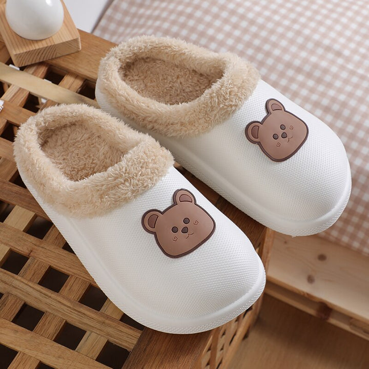 Levoire | Femmes Chaussons Confortables Blanc