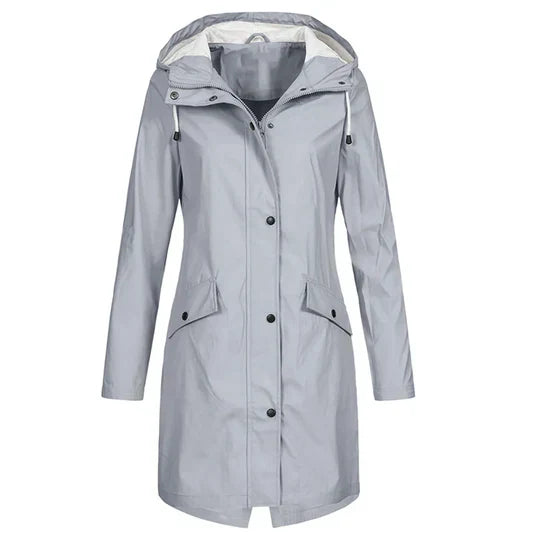 Levoire | Manteau De Pluie Imperméable Avec Capuche Gris