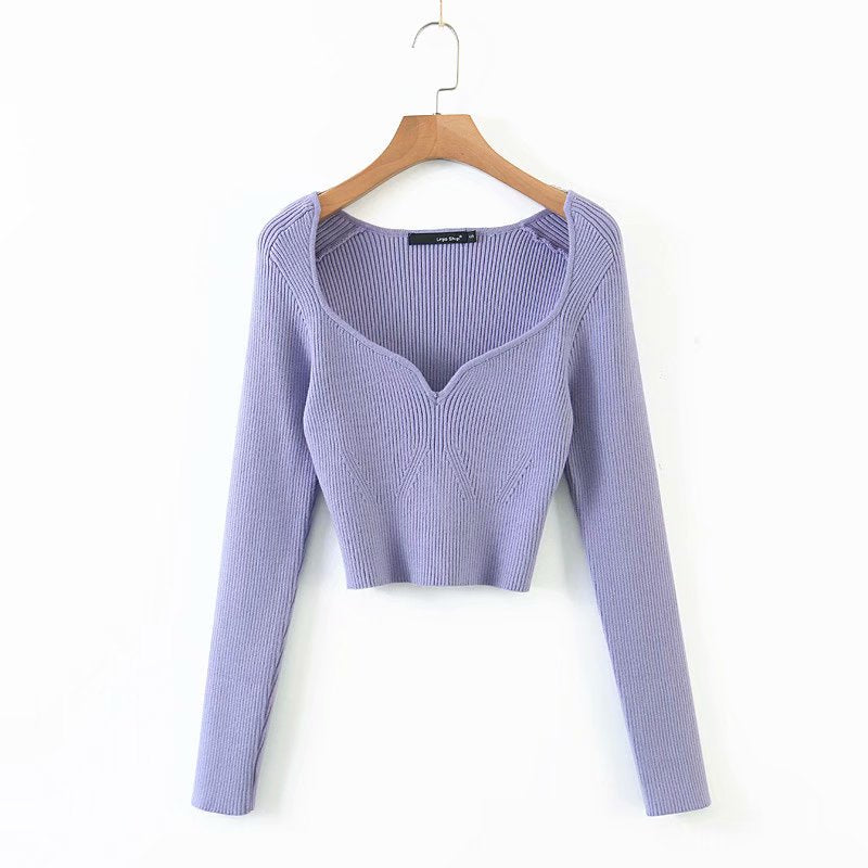 Levoire | Crop Top Un Crop Top Élégant Et Confortable Violet