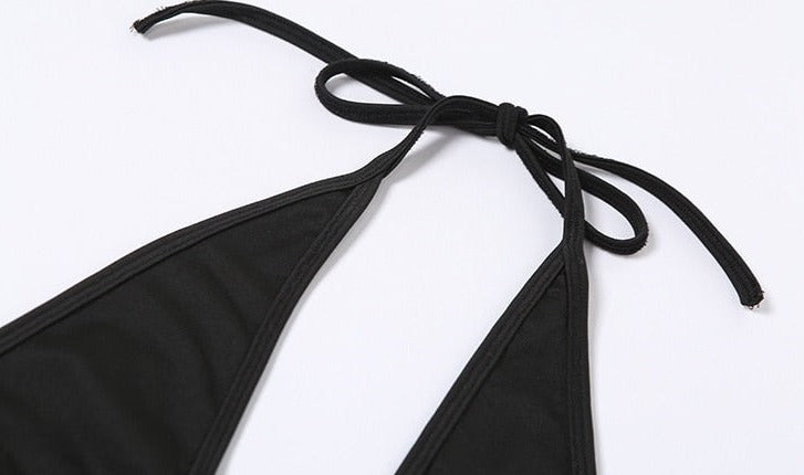 Levoire | Haut De Cou Dyp V-Bandage Mini Robes