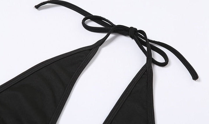 Levoire | Haut De Cou Dyp V-Bandage Mini Robes