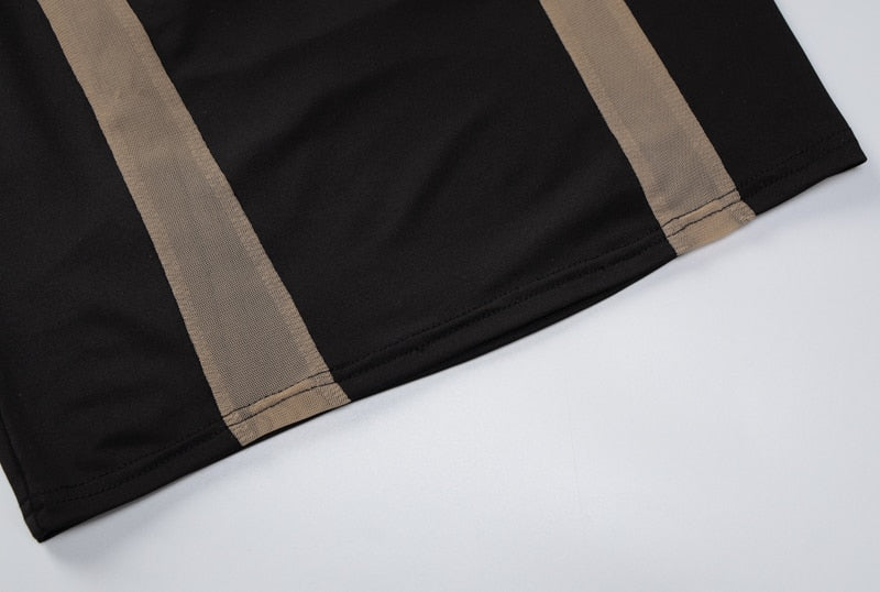 Levoire | U Mesh Ultraléger Sans Manches Découpé Au Dos Robe Midi