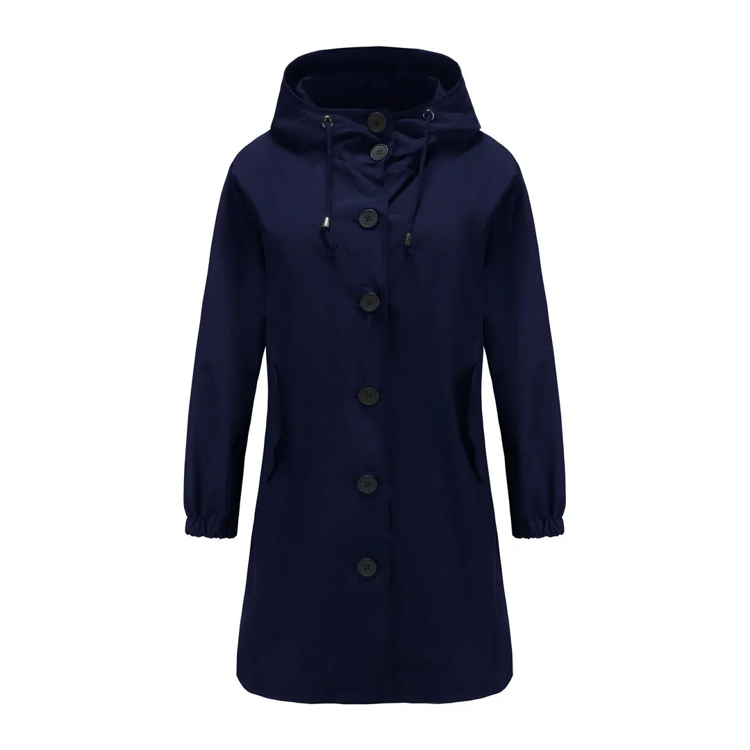 ANOUK™ - MANTEAU TRENCH IMPRÉGNAF Bleu marine