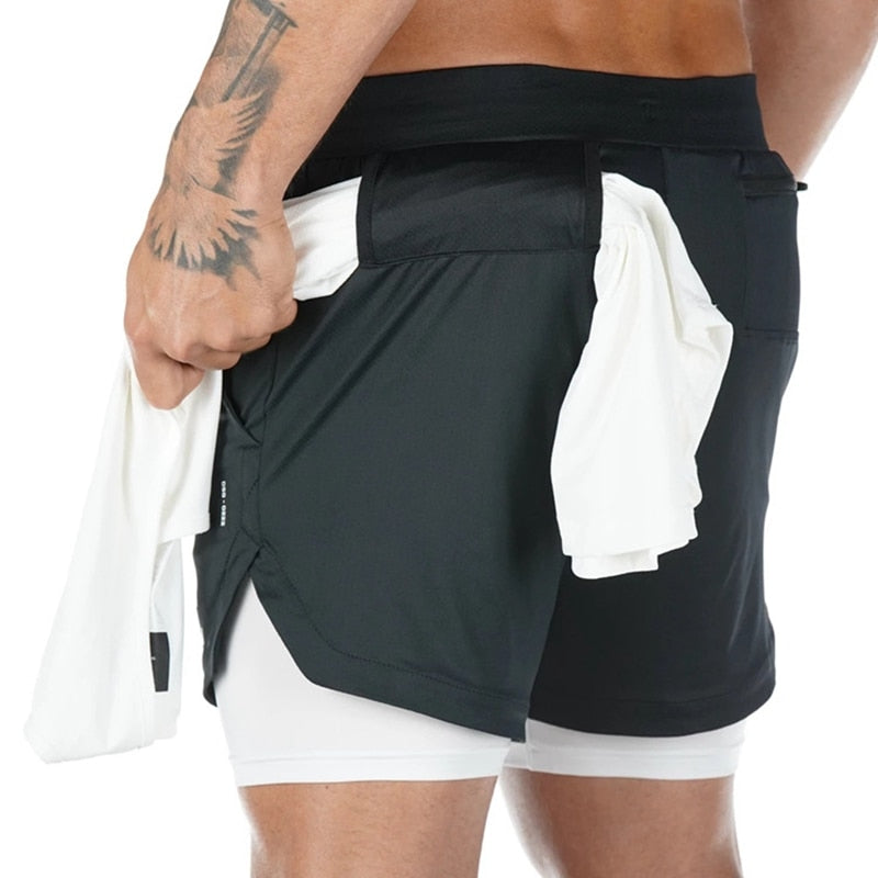 Levoire | Fit Shorts De Course Incl Trousse À Téléphone & Ouverture Pour Pièce