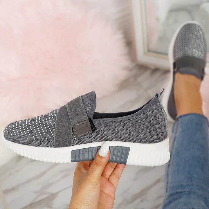 Levoire | Baskets Pour Femmes À Enfiler Avec Fermeture Velcro