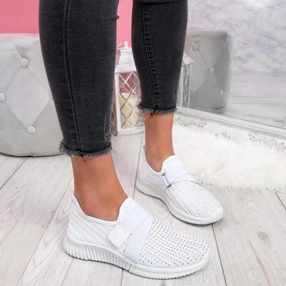 Levoire | Baskets pour femmes avec bandes Velcro Blanc