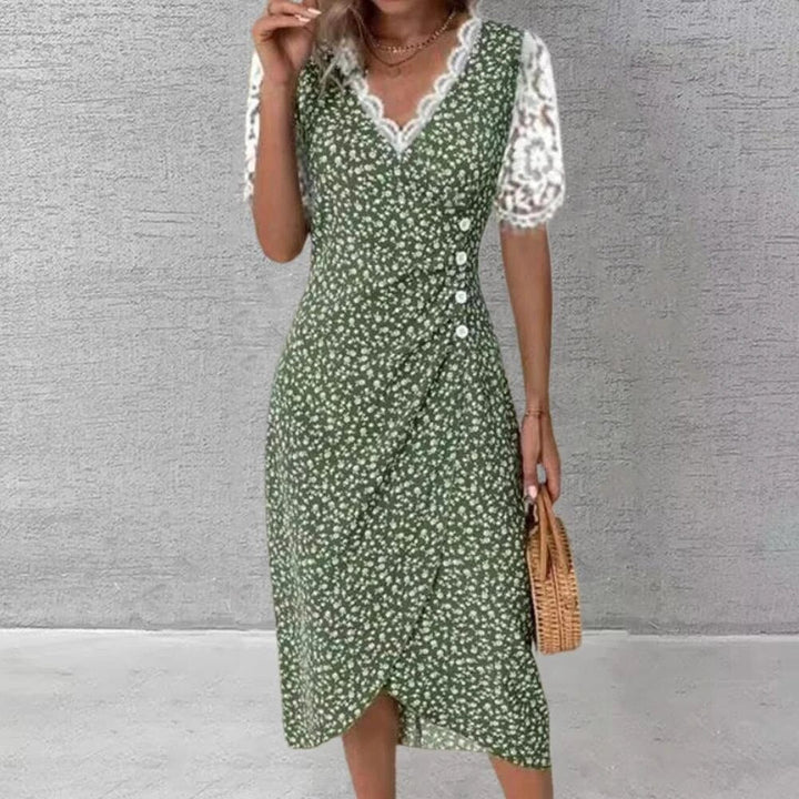 Levoire | Robe En Dentelle Exclusive Vert