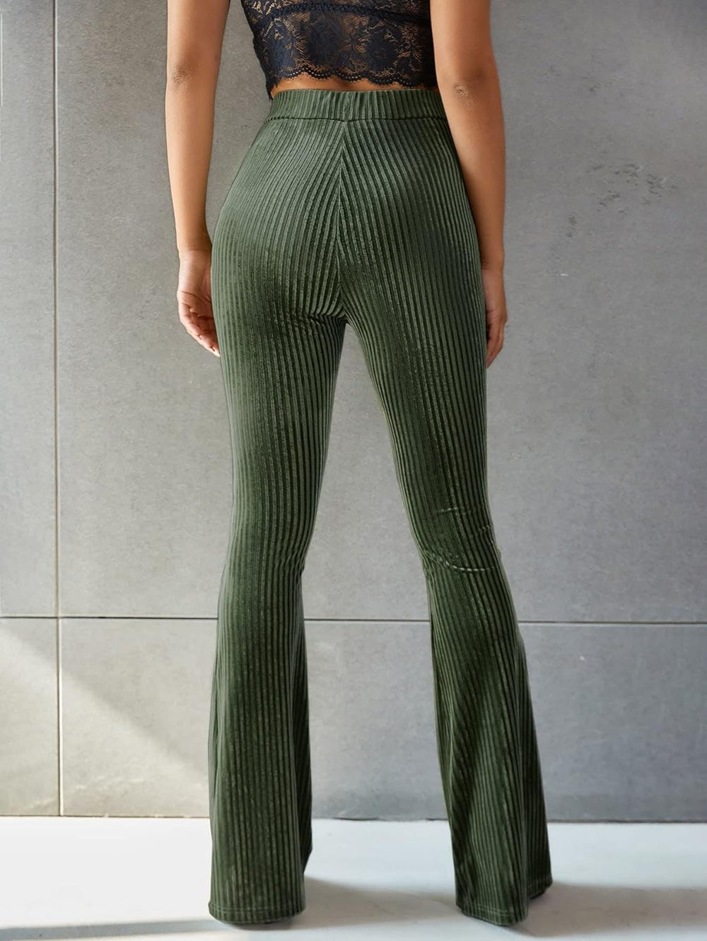 Levoire | Pantalons En Velours Côtelé Évasés Pour Femmes