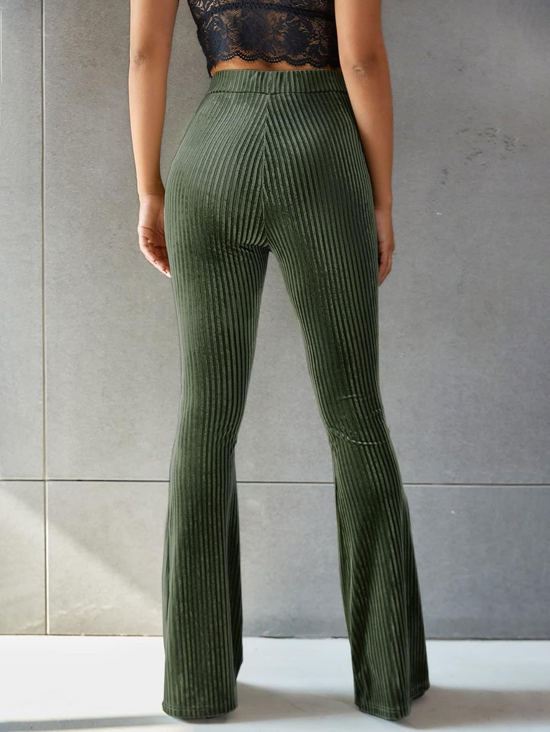 Levoire | Pantalons En Velours Côtelé Évasés Pour Femmes