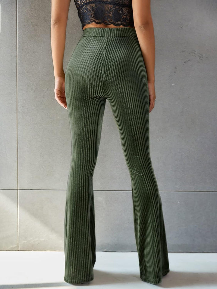 Levoire | Pantalons En Velours Côtelé Évasés Pour Femmes