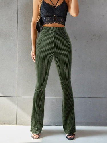 Levoire | Pantalons En Velours Côtelé Évasés Pour Femmes
