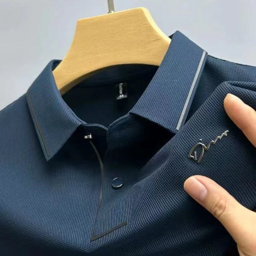 Levoire | Chemise En Soie À Col Polo